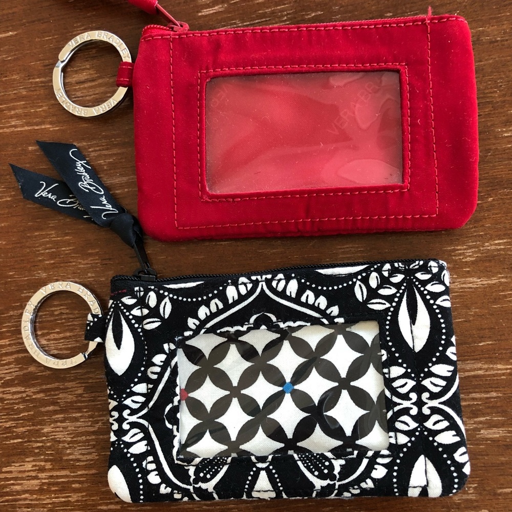 2 Vera Bradley Zip ID cases